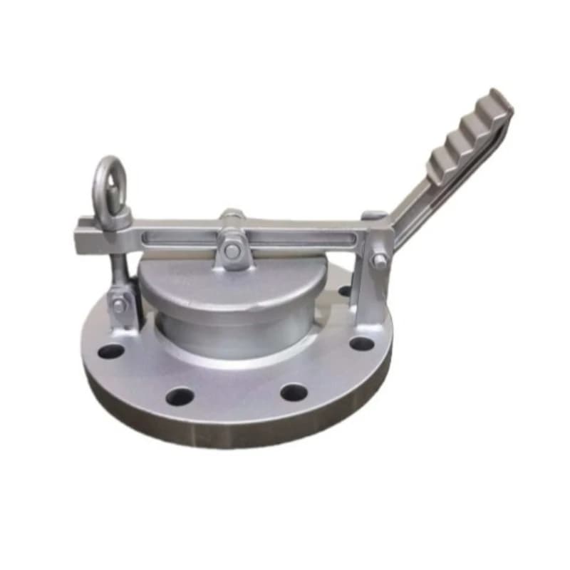Stainless steel 304 foot-operated oil measuring hole 4 inch 6 inch 8 inch stainless steel oil tank metering port oil depot