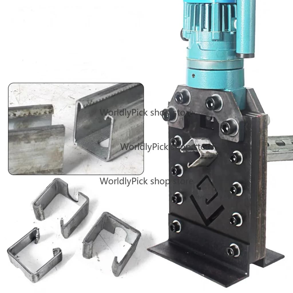 Portable Hydraulic Angle Steel Cutting Machine Unistrut Channel Cutting Shearing Machine