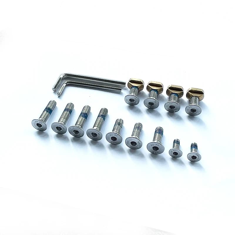 【Hot】316 Stainless Steel Hydrofoil Fittings Mounting Screw Set Universal Foil Board Surf Wing Waterplay Surfing Tools Accessorie