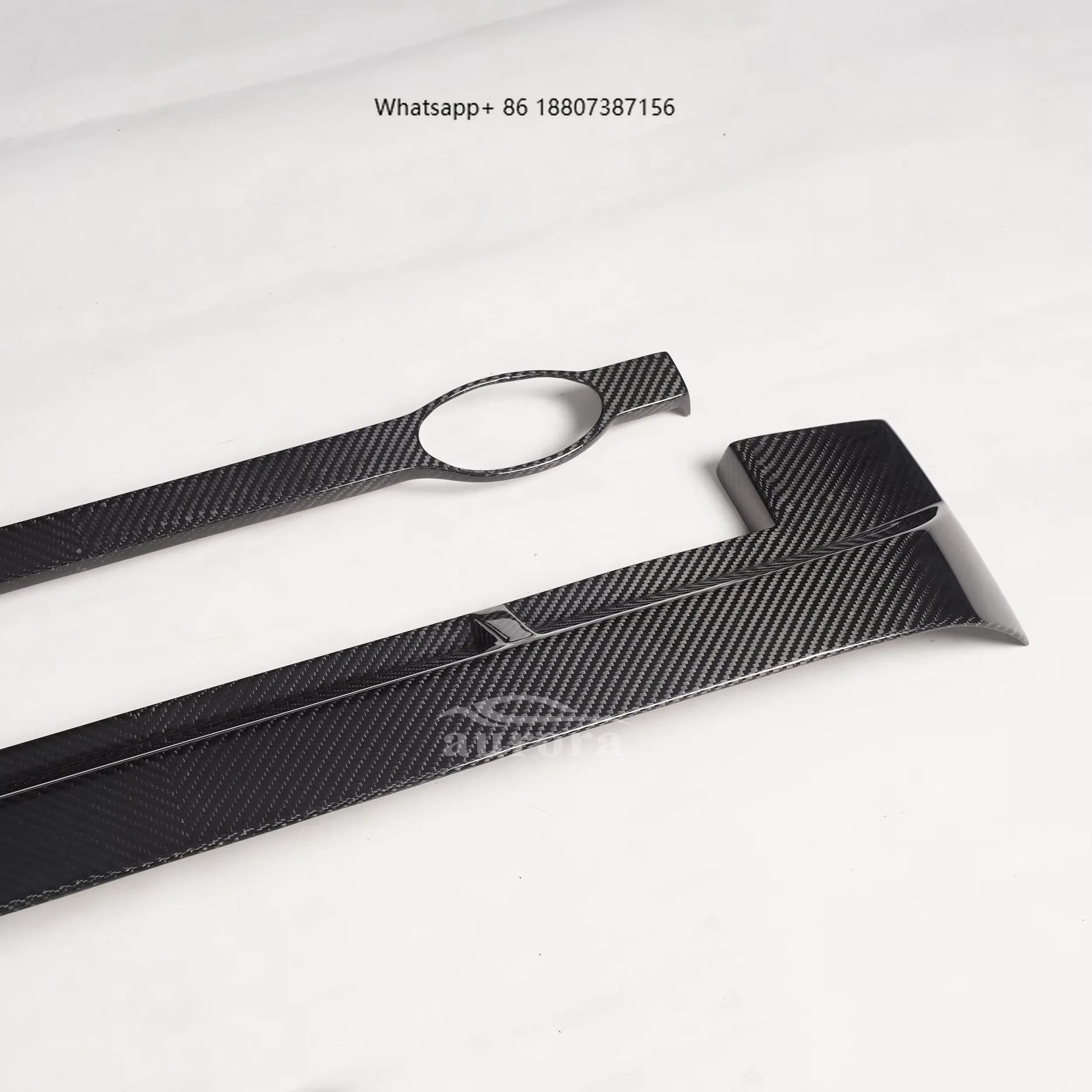 ForLand Rover Defender Dry Carbon Fiber Body Kit Car Front Grille Decorative Frame Grille Decorative Strip Cover