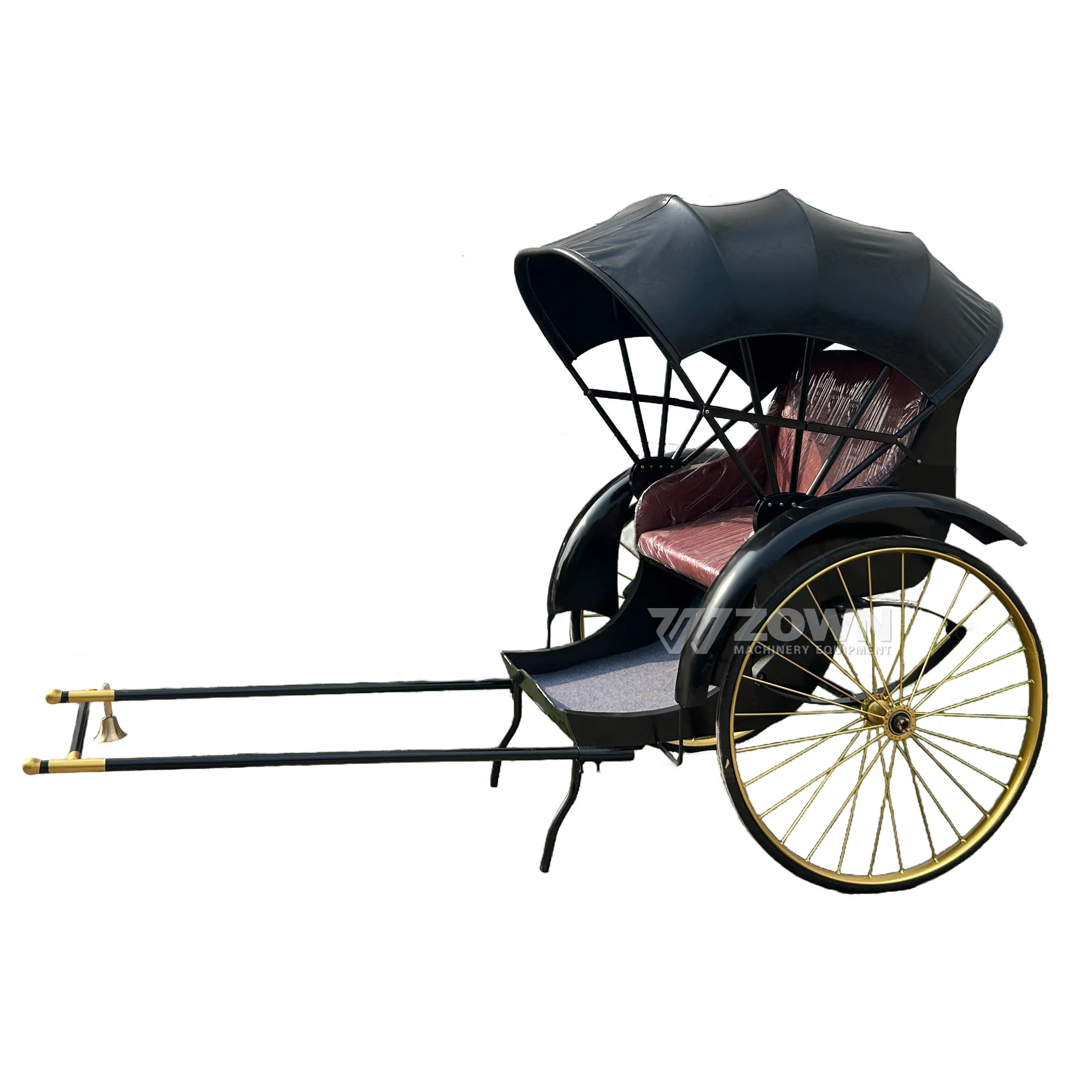 Two Wheels Horse Cart for Sale Special Transportation Carriage 2 Wheel pony Horse Cart Rickshaw 2 Wheel Rickshawglobally accessi
