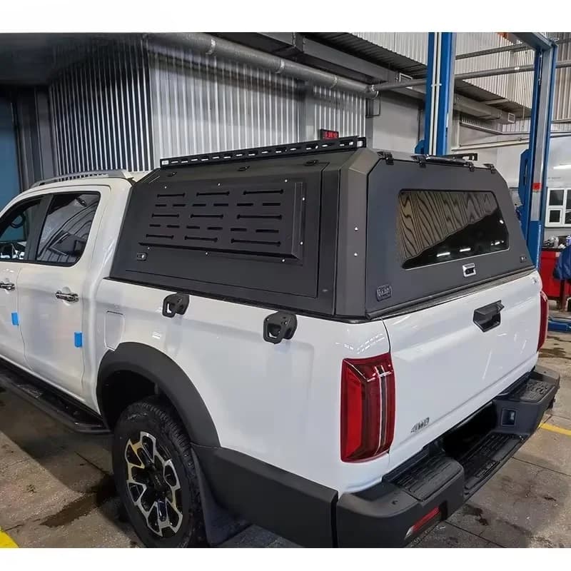 Waterproof Steel Pickup Canopy with Storage Shelf Truck Hardtop Ranger Hardtop Cargo Bed for Ford Ranger T8 T9