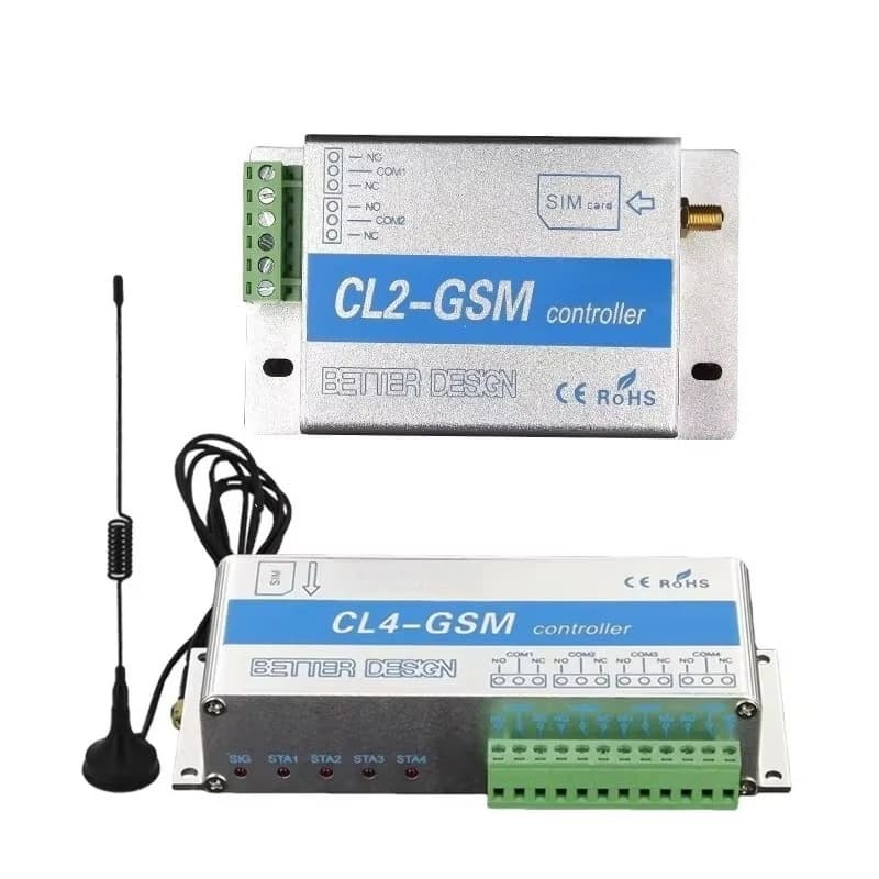 CL1 CL4 GSM Relay Controller SMS Call Remote Control Power Switch Home Automation for Gates Electric Door Opener Lock Pump Motor