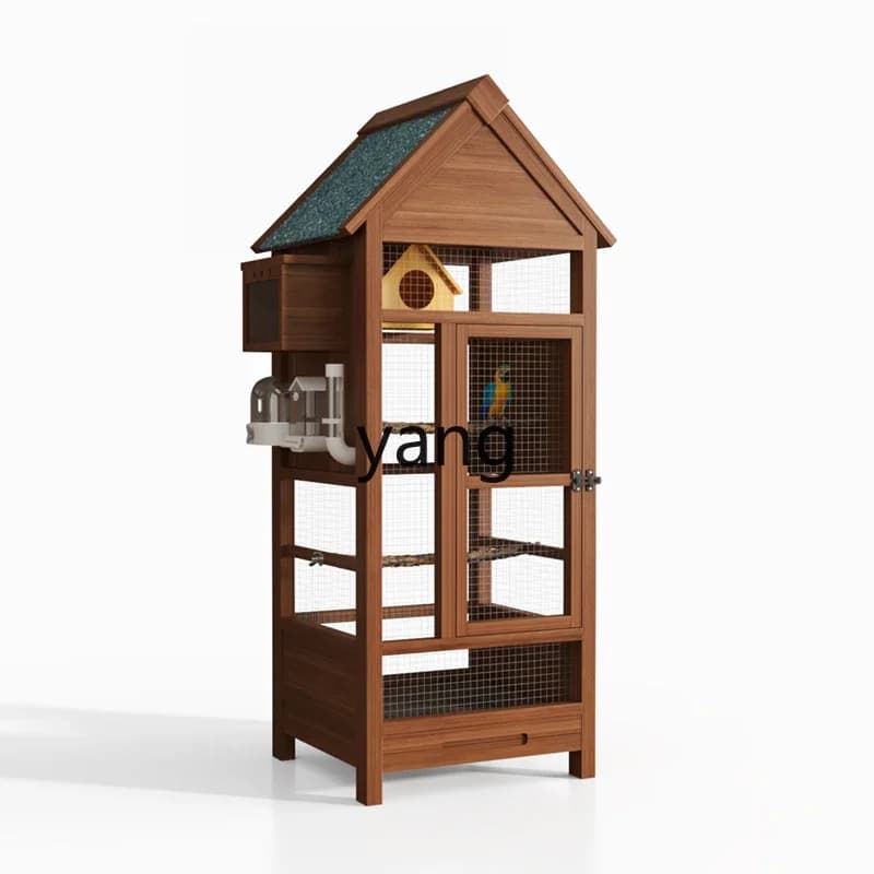 LH  home wintering luxury villa anti-splash ash machine parrot parrot live bird pet cage