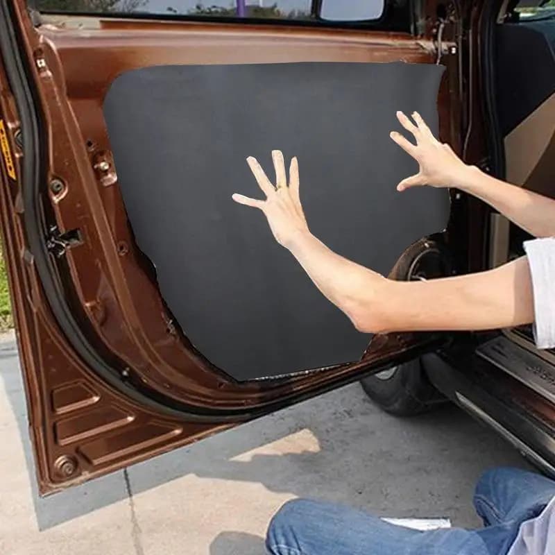 Heat Sound Deadening Insulation Mat Deadener Pad Car Auto Exhaust Muffler Hood Door Noise Control Waterproof 50x200cm 6/8/10mm
