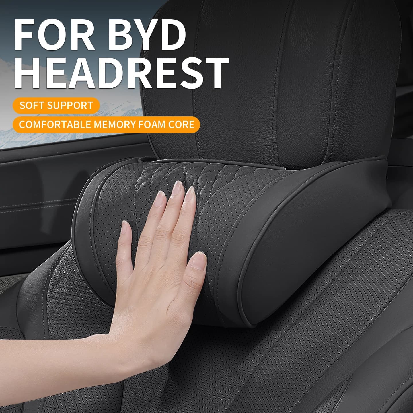 Universal car interior seat headrest suitable for BYD ATTO 3 Dolphin Seal U DM-i Seal Tang Han Seal 5 DM-i Sealion7 Shark ATTO 2