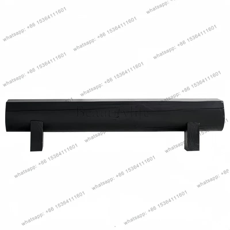 Wabi Sand wind carbonized log bench, homestay ornaments, shoe changing bench, modern and simple