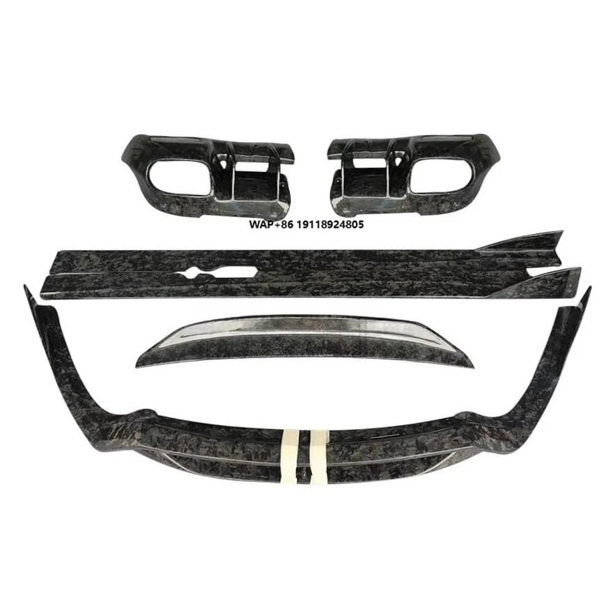 Suitable for 13 Years F12 Modified Carbon Fiber Body Kit F12 Carbon Fiber Front Lip Rear Lip Skirt Tail Wing