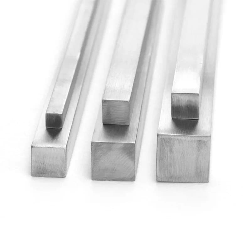 304 Stainless Steel Square Rod Length: 100mm 200mm 300mm 500mm Thicknes : 3 4 5 6~16mm