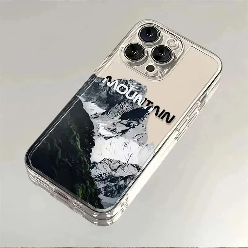 Snow Mountain Landscape Phone Case For Samsung S20 S21 S22 Plus S23 S24 FE S25 Note 20 Ultra A15 A16 A23 A24 A25 5G Phone Cover