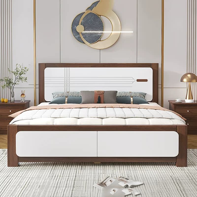 Wooden Girls Bed Bedroom Children Luxury Queen Baby Double Modern Floor Sleeping Bed Mobile Letto Matrimoniale Home Furniture