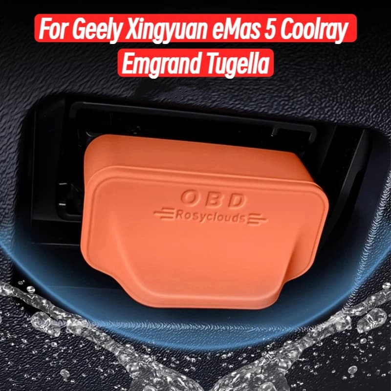 For Geely Xingyuan eMas 5 Coolray Emgrand Tugella Car OBD Diagnostic Port Protective Cover Dustproof Sleeve Guard Cap