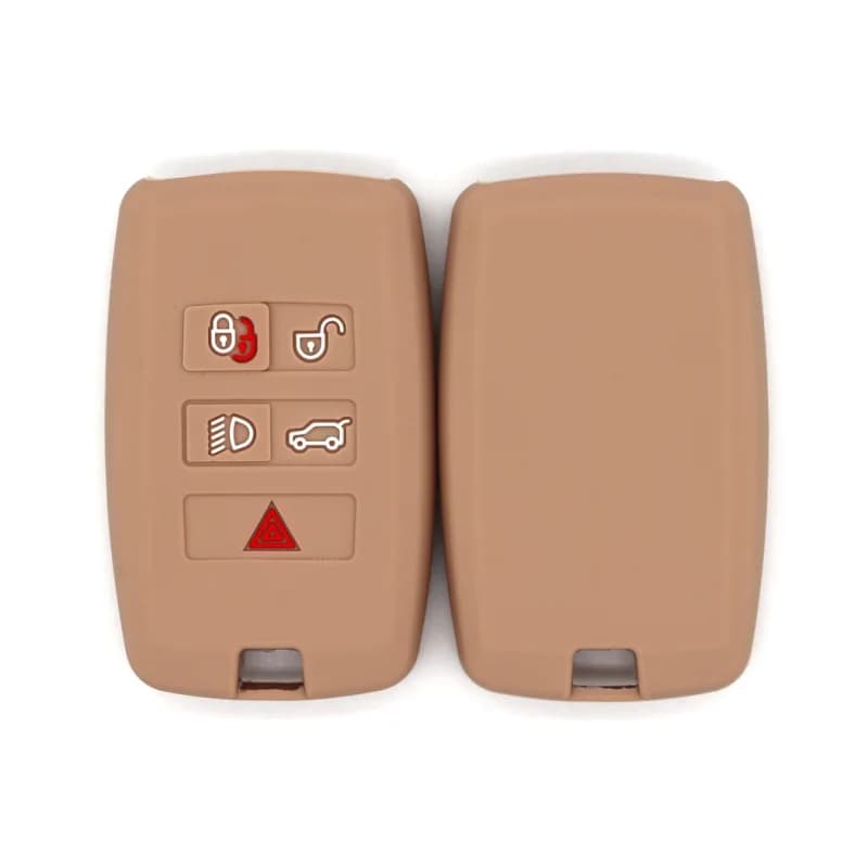 Silicone Car Key Case for Land Rover Discovery 5/Range Rover Sport/Evoque/Defender/Velar & Jaguar E-PACE - Key Pouch Accessories