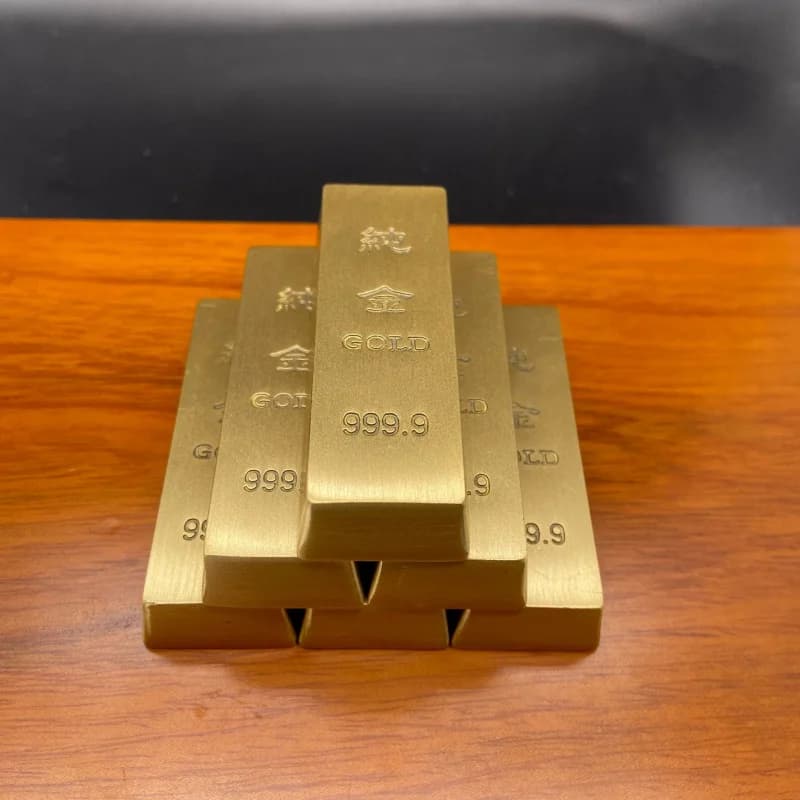Brass Bar Crafts Opening Solid Imitation Gold Fortune Home Small Gift Ornaments