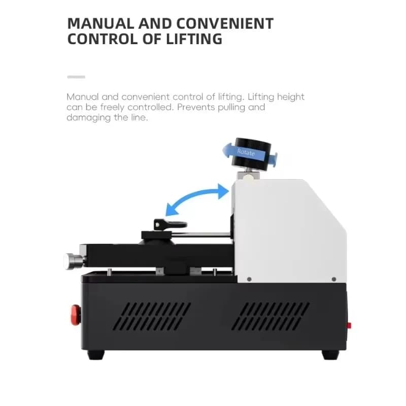 TBK 288H Electric Automatic Vacuum Suction Cup Screen Separator for Mobile Phone Repair Universal Electric Vacuum Pump