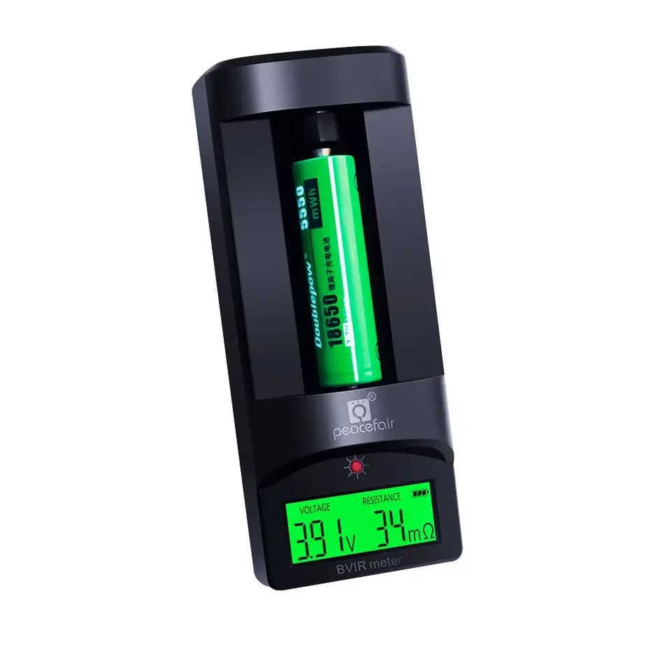 PZEM-010 Port le Charge le LCD Display Battery Internal Resistant Meters 0-5v 0.5-9.9v for 18650 AA AAA Lithium Battery