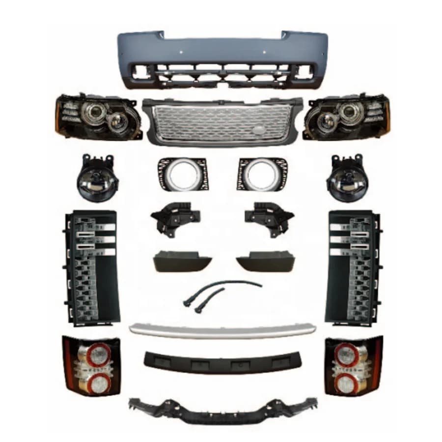 Car Accessories Body Parts Car Bodykit Compatible for  Range Rover Vogue L322 2002-2009 Upgrade to 2010-2012