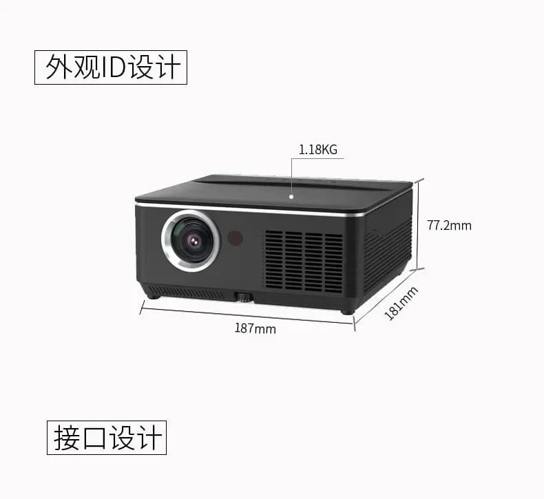 High Definition Projector 1080P Home Theater Wireless Mobile Phone Projector