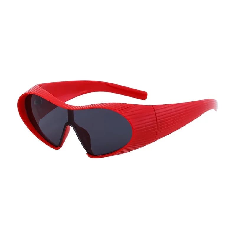 Avant-garde cool future technology sunglasses Internet celebrity concave catwalk sunglasses men and women tide