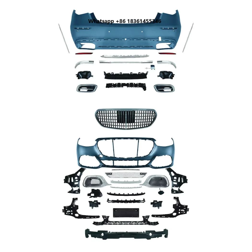 FOR S-Class W223 2021+ Body Kit High Quality Accessories Grill Front Rear Bumper