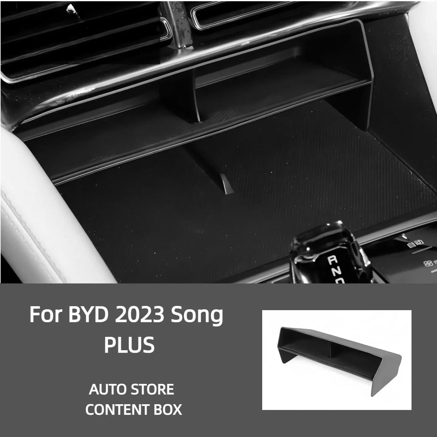 For BYD 2023 Song PLUS EV Central Storage Box Central Storage Compartment Divider Storage Box