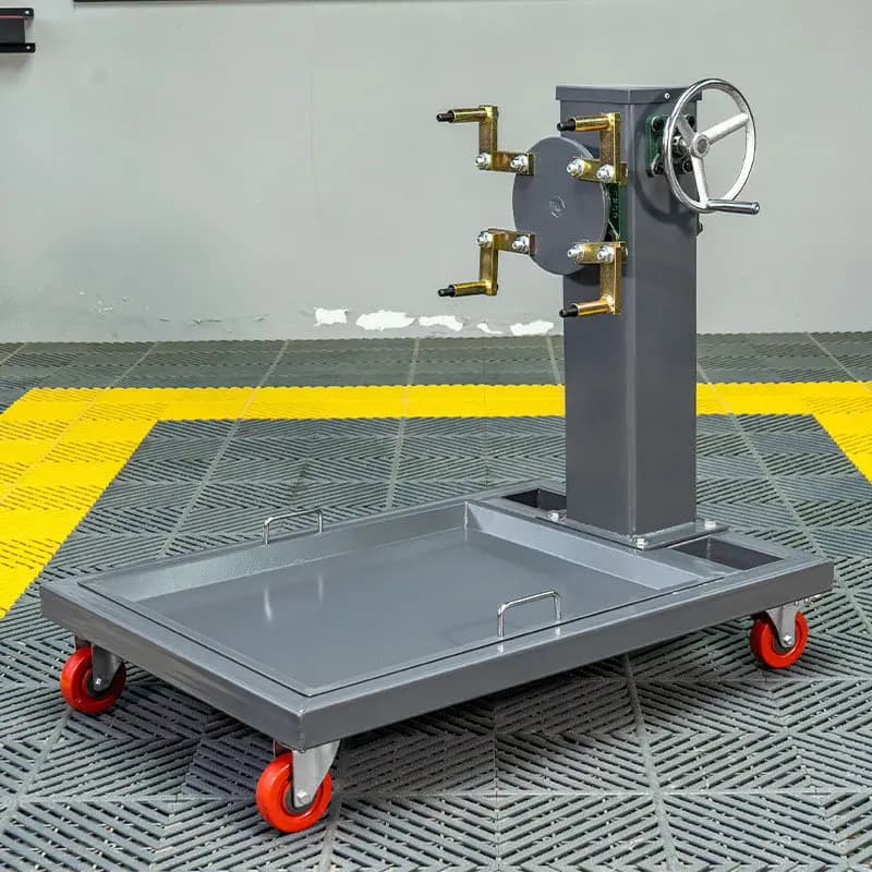 Car large engine overhaul overturning bench disassembly and assembly maintenance bracket bracket teaching equipment tools