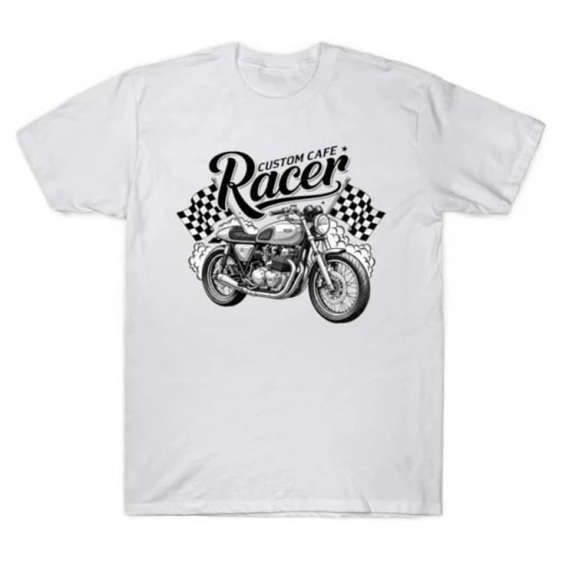 0427 Cafe Racer Speed & Style Retro Motorcycle Gift T-Shirt for bikers 100% cotton Short sleeve Graphic clothes All size Tee