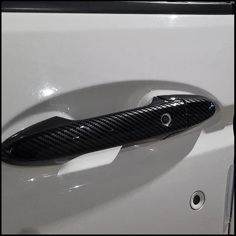 Car Styling For Honda Jazz Fit 2014-2018 Door Handle Bowl Cup Cap Cover Sticker Trim Decorate Auto Parts Accessories