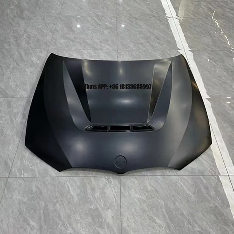 CS Custom Front Bonnet Hood for 3 Series G20 2020-2025 Black Bolt-On Engine Cover Easy Install Upgrade Bolts New ABS 1 Year