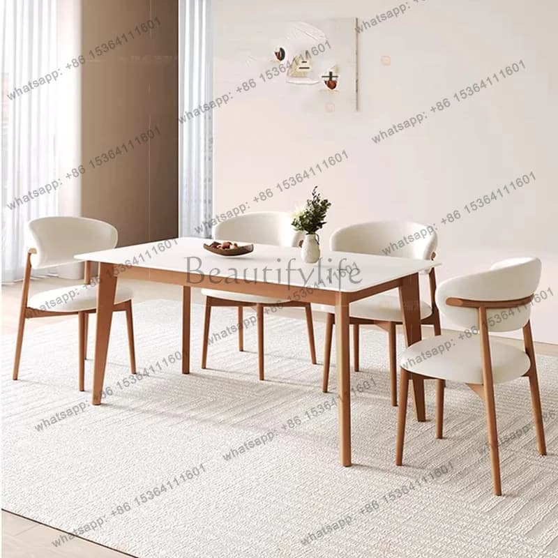 Lounge Designer Dining Table Conference Restaurant Coffee Chairs Dining Table Reception Nordic Mesas De Jantar Kitchen Furniture