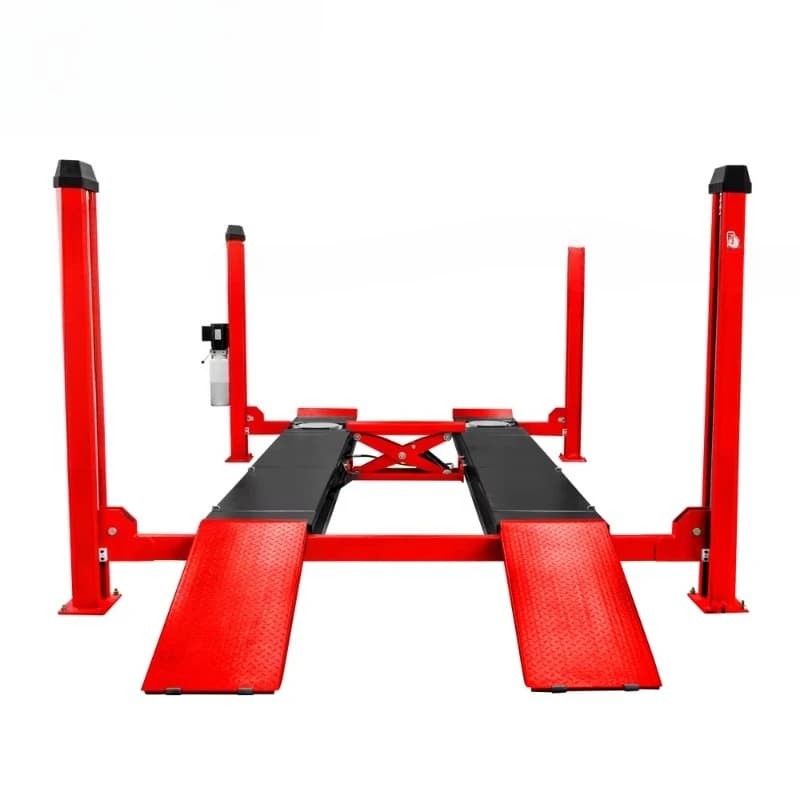 Full set of 4-column car lift tire changer combination scissor lift car 4-column car lift suitable for workshop with auxiliary