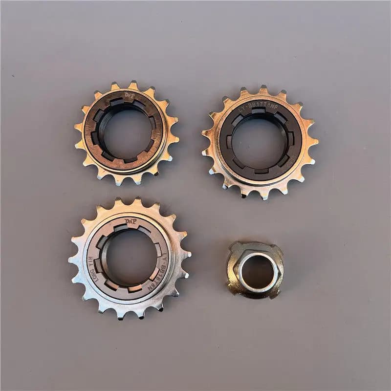 Live flywheel, dead flying bicycle changed to live flying, single speed bicycle flywheel 17 teeth sliding