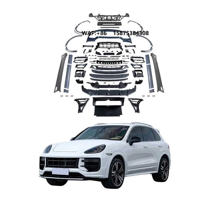 Turbo GT Style Front Bumper for  958.1 2011-2014 Upgrade to 9Y0 9YA Body Kit Facelift Modification