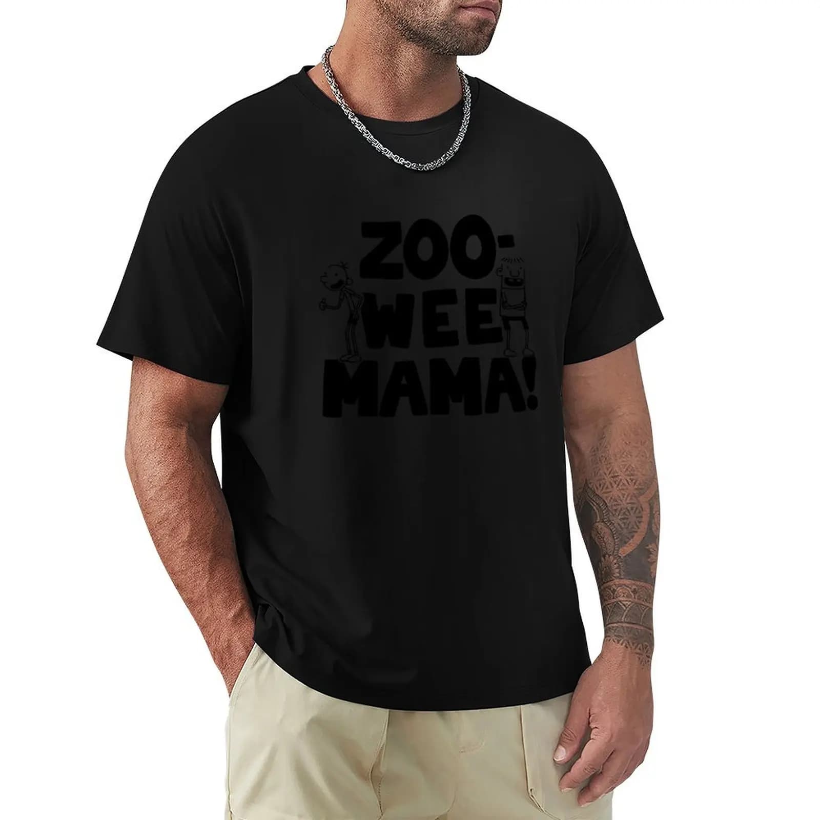 Diary of a Wimpy Kid Zoo Wee Mama T-Shirt plain Funny t-shirt tees men tshirt