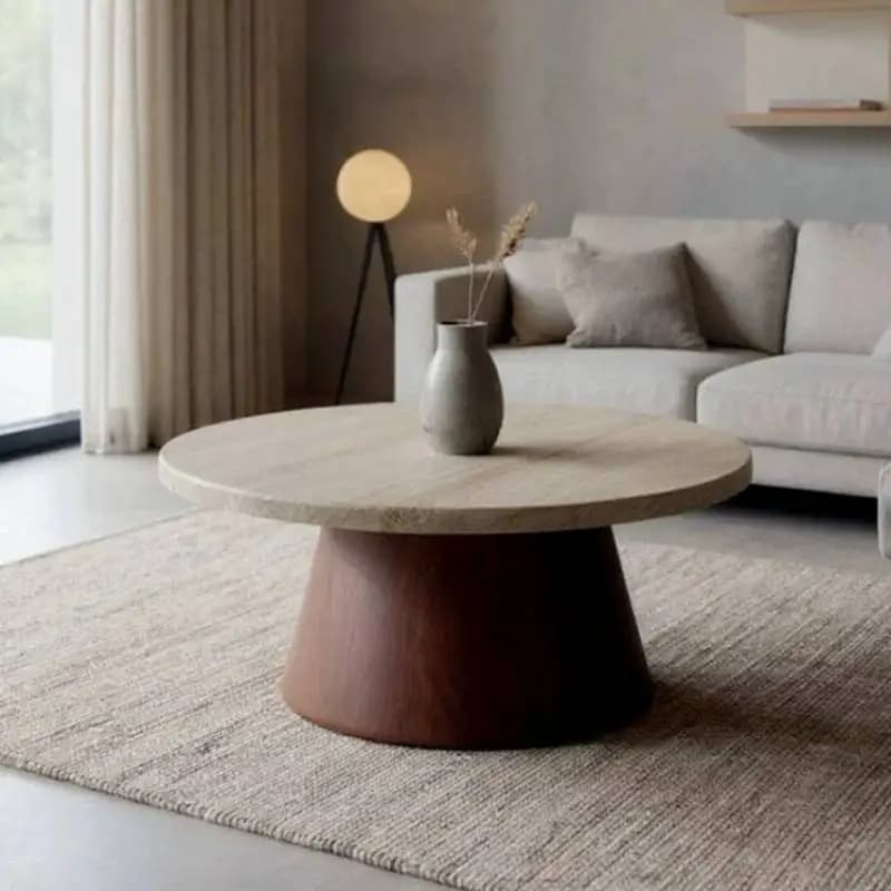 Nordic Decoration Coffee Tables Round European Console Salon Tea Table Designer Space Saving Muebles Para Hogar Furniture Home