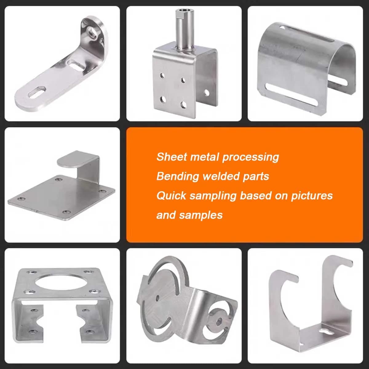 Thin Plate Shearing, Brushed/Mirror-Finish, Laser Cutting, Square Plate Bending, Drilling  304 Stainless Steel Plates