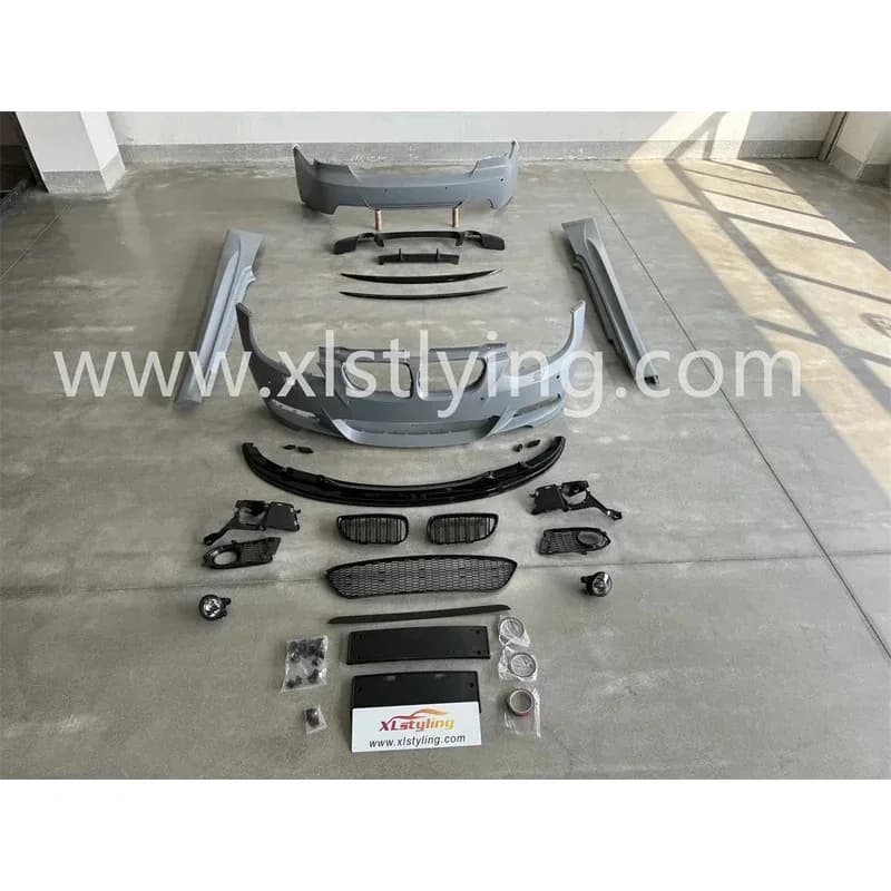 Auto Pats bumper Conversion Car Body Kit For  E92 Pre M TECH 2006-2009 Hood Fender Front Rear Lip Bod