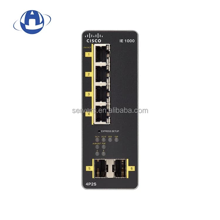 Cisco Industrial Ethernet 1000 Series Managed Poe 5/6/8/10 Port Din Rail 10g Sfp Industrial Ethernet Network Switch