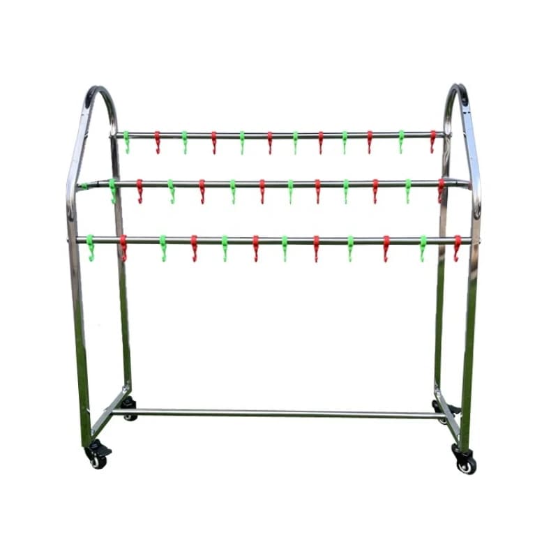 Removable stainless steel towel rack Children's handkerchief rack Diaper rack Preschool supplies towel
