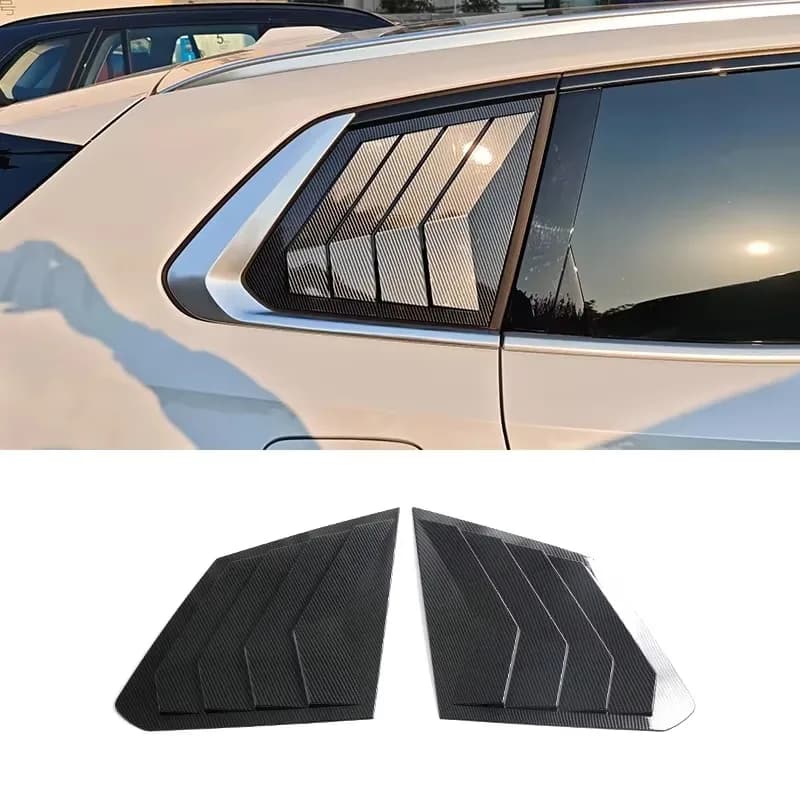 For BMW X3 G45 2025-2026 ABS Carbon Fiber Car Rear Side Window Rear Triangle Window Spoiler Louver Trim Exterior Car Accessories
