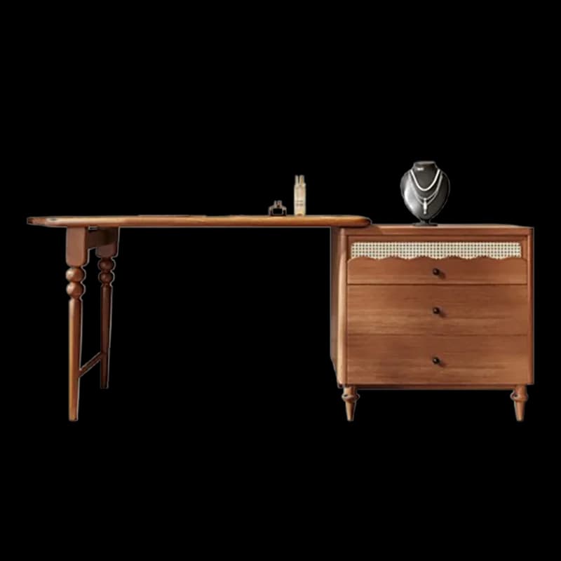 Luxury Nordic Vanity Tables Stool Organizer Woman Unique Led Bedroom Vanity Makeup Wood Storage Penteadeira Bedroom Furniture