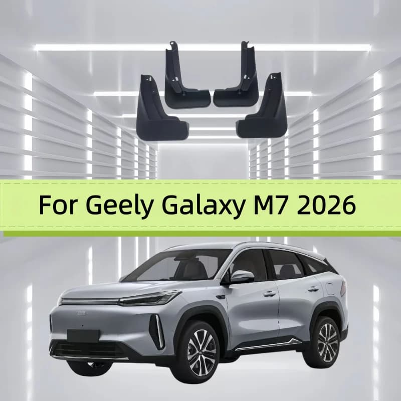 Car Mud Flaps Fender For Geely Galaxy M7 2026 Front And Rear Wheels Mudflaps Splash Guard Protection Accessories
