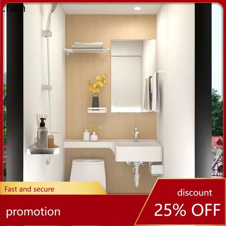 PYH Integrated Shower Room Toilet Renovation Integrated Shower Room Freestanding All-in-One Bathroom