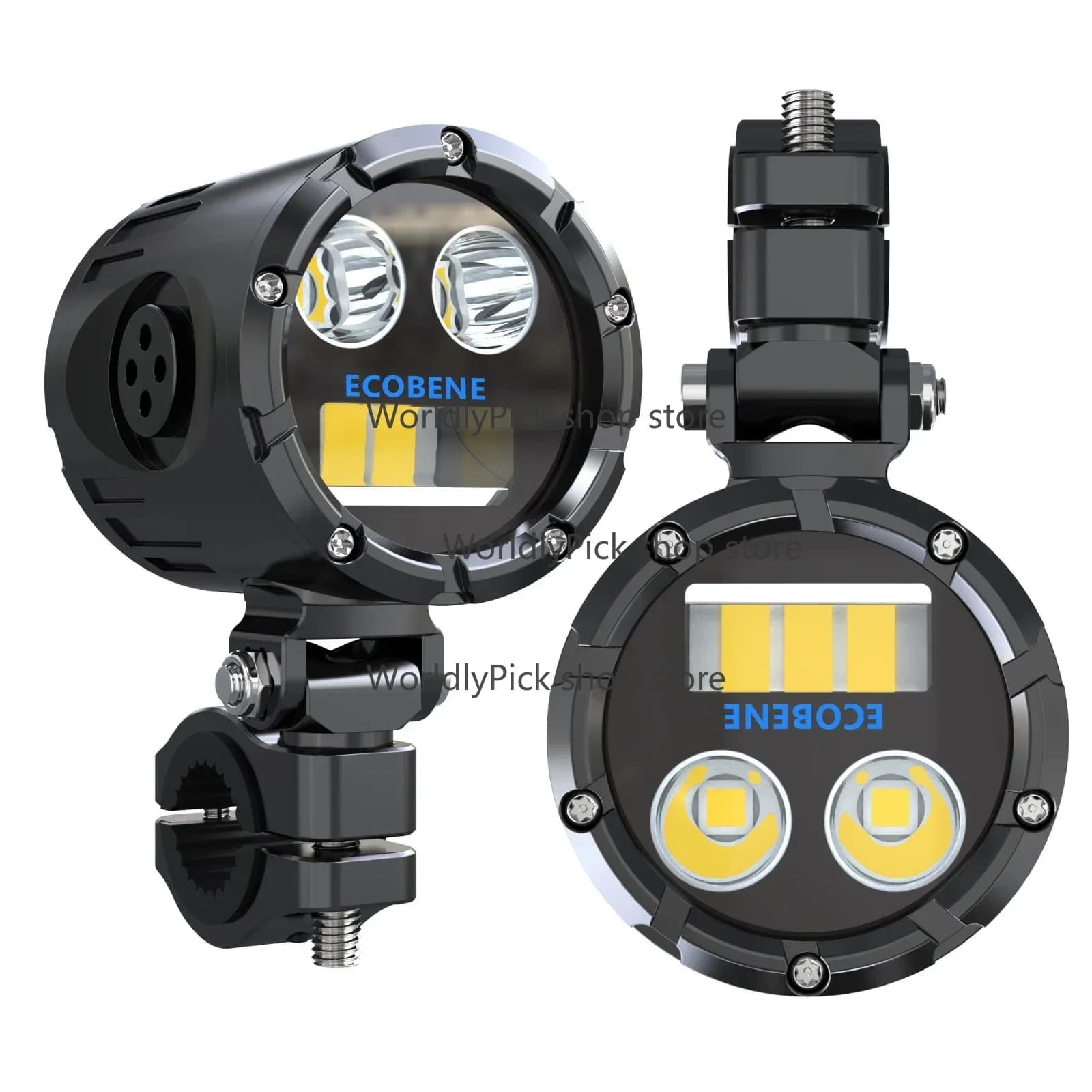 ECOBENE ECO-KD50 100W LED auxiliary light  Waterproof IP68 Motorcycle Led Spotlight Driving Lighting System Euro