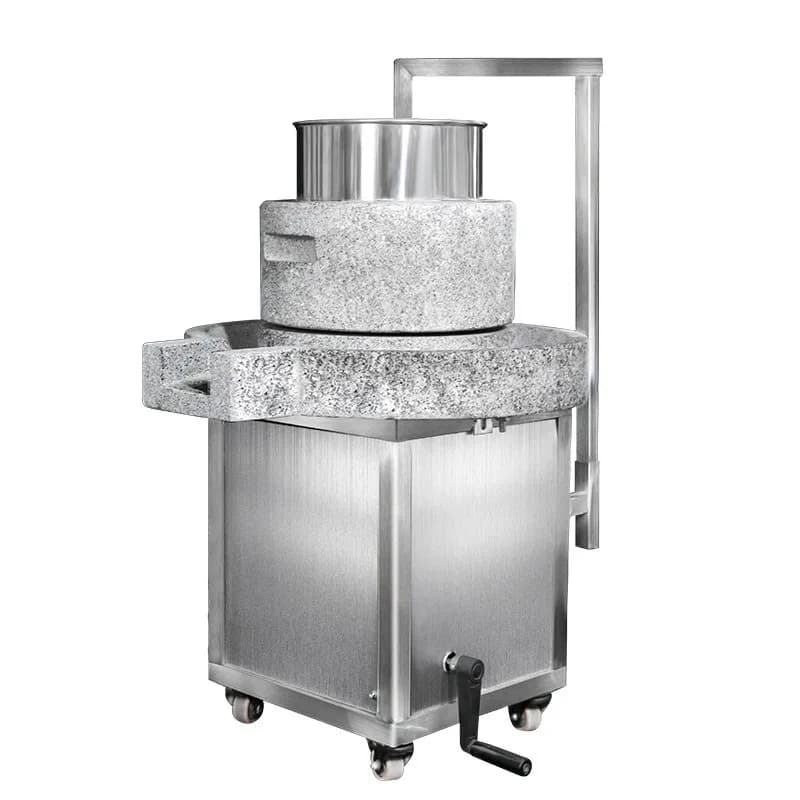 Stone grinder Electric commercial cloud floating rice flour machine Rice milk Soy milk Tofu brain Lifting automatic pulp grinder