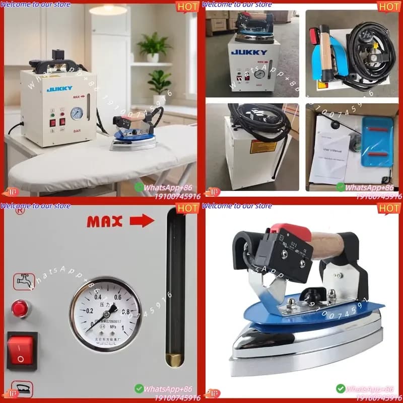 2026Hot JUKKY JK-6 Professional Steam Iron 4L Big Water Capacity High Power Motor Dual Voltage for Clothes 220v/110v 1600w
