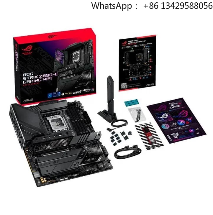 AS ROG STRIX Z890-E GAMING WIFI Intal Z890 DDR5 Motherboard Support 12/13/14 CPU Z890-E GAMING WIFI M.2 SATA3 Mainboard 192 GB