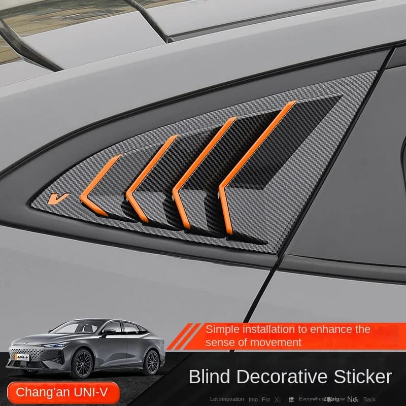 22-25 Changan Third-Generation Uni-V Louver Modification Parts, Rear Triangular Window Exterior Decoration Accessories