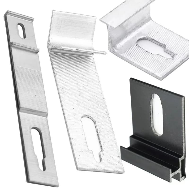 Tile hangers, F-type hooks for exterior wall tiles, F-shaped hooks, aluminum alloy H-shaped exterior wall tile hooks