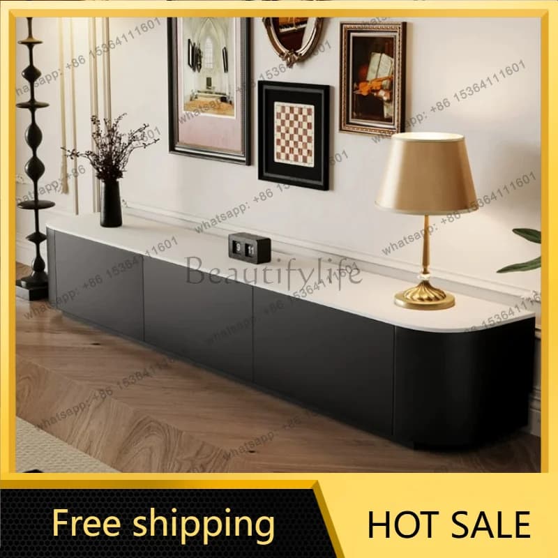 Wide Living Room Tv Stand Retro Heavy Bedroom White Black Tv Stands Wooden Luxury Muebles Para El Hogar House Accessories
